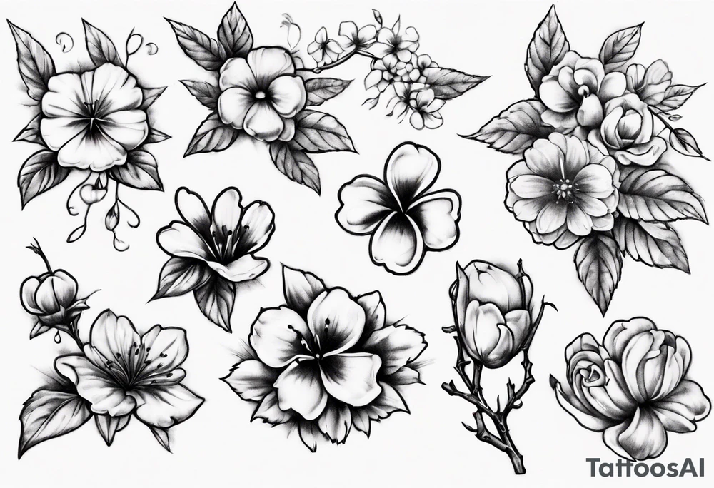 Kirschblüten tattoo idea