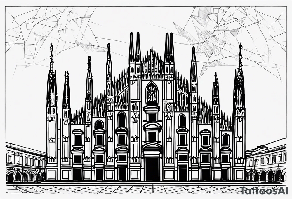 duomo of milano tattoo idea