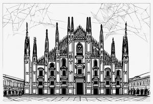 duomo of milano tattoo idea