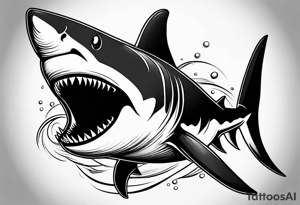 Shark tattoo idea