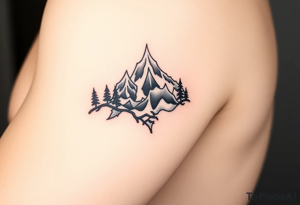 small canadian nature themed tattoo idea