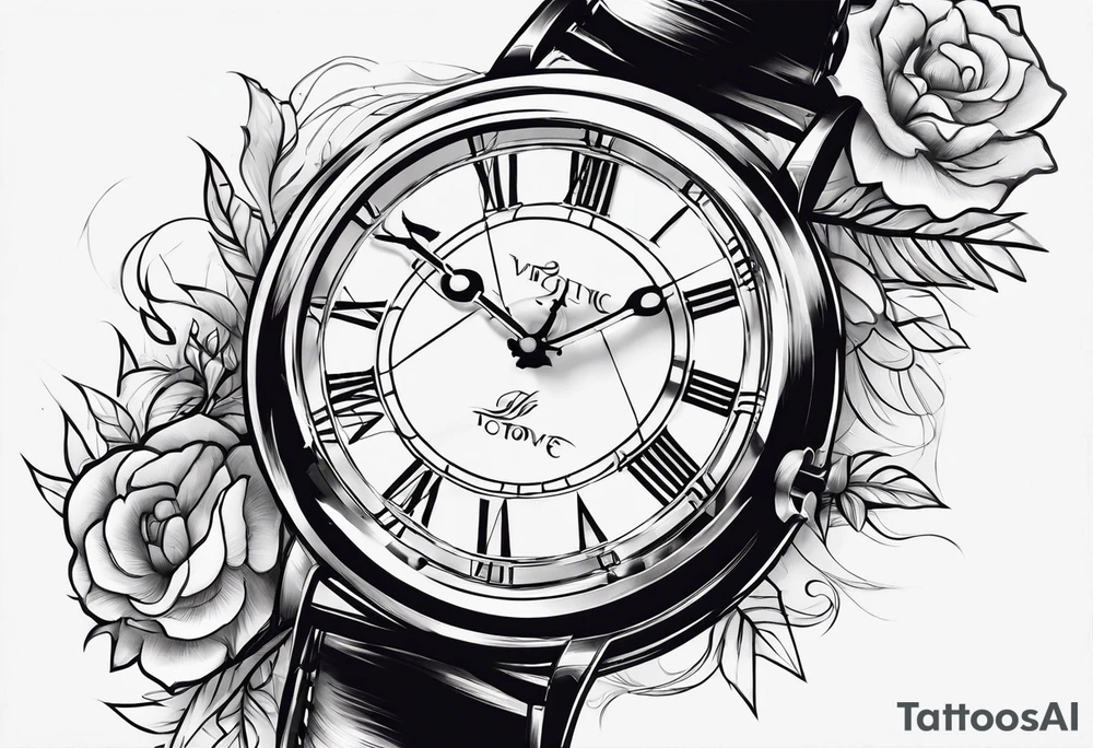 The topic is: wrong time, but I don't want it to be the clock at the tattoo tattoo idea