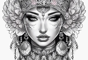 dolflamingo one piece face tattoo idea