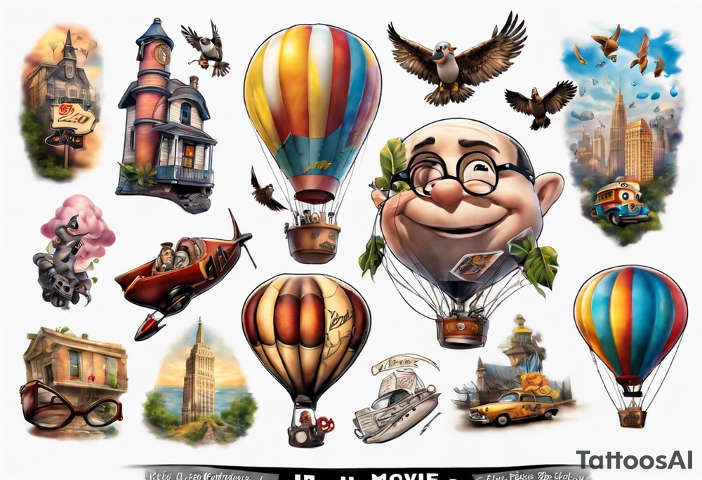 up! movie tattoo idea