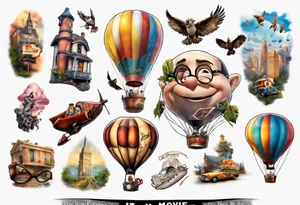 up! movie tattoo idea