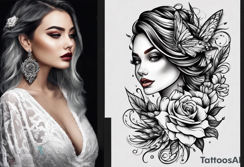 Birthdates and last name for newly married tattoo idea