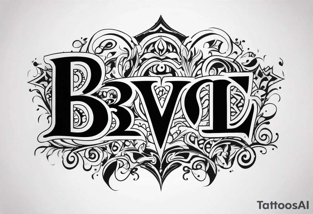 BVP name tattoo idea