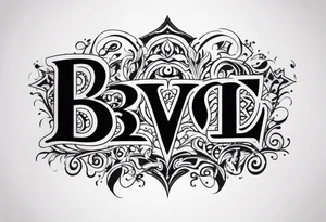 BVP name tattoo idea