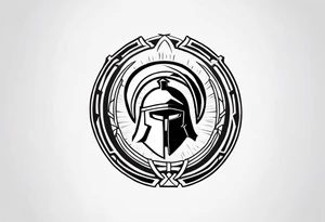 greek spartan symbol tattoo tattoo idea