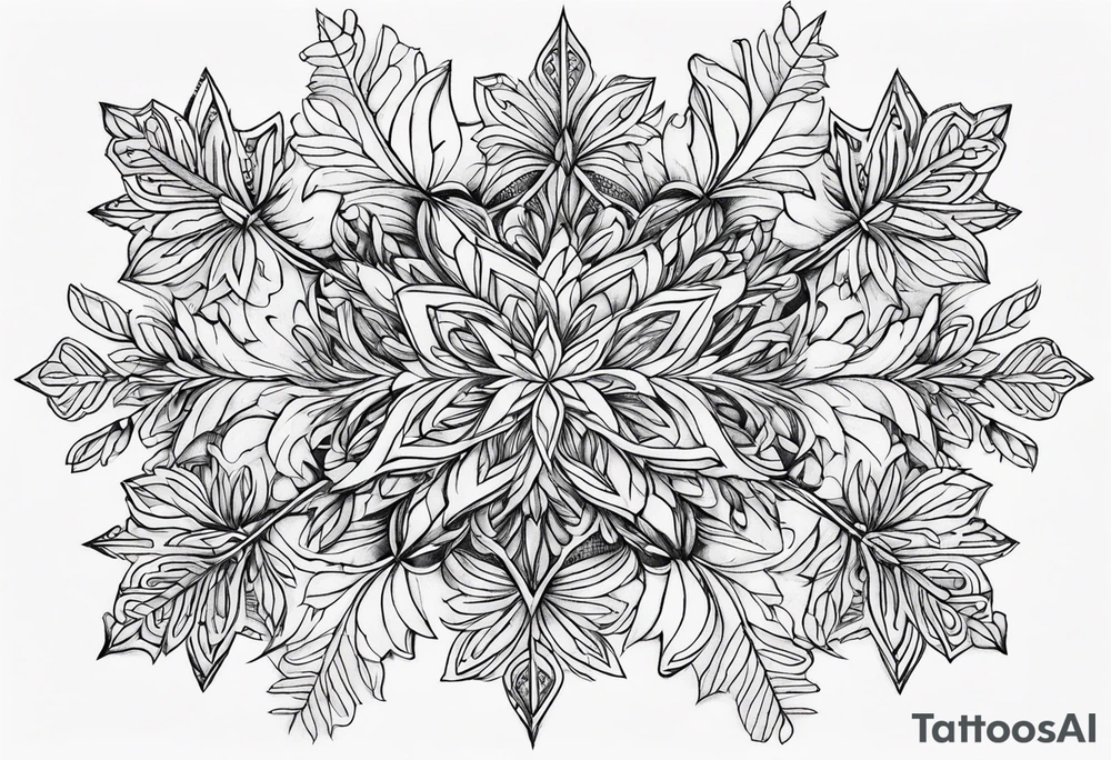 Snowflakes, small tattoo idea