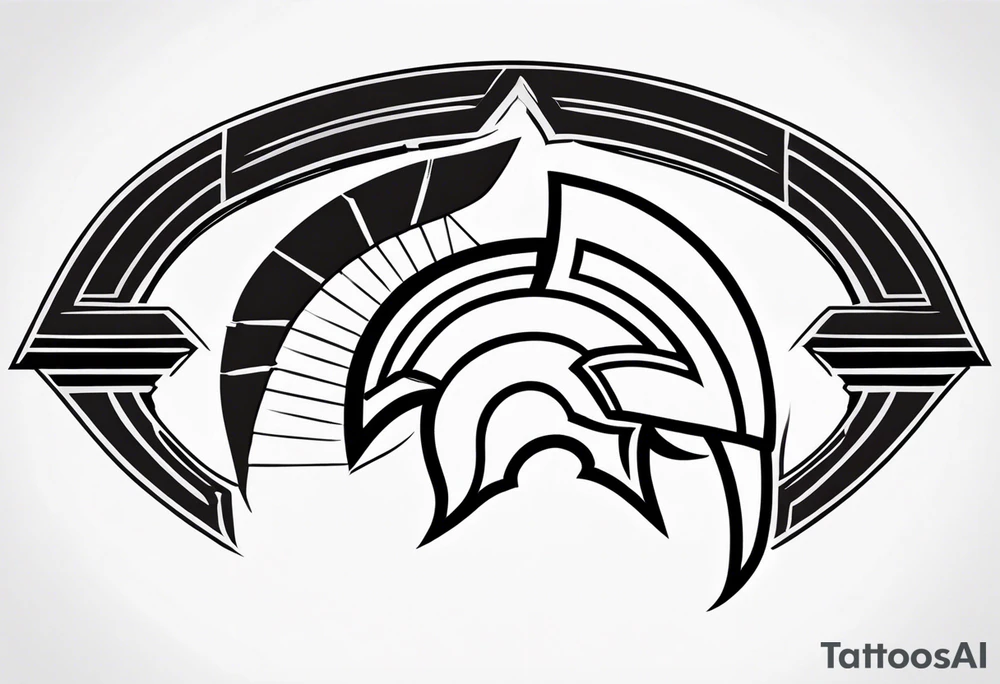 Ancient spartan symbol tattoo tattoo idea