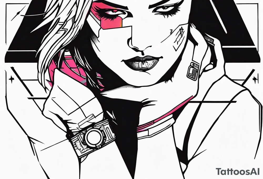 cyberpunk 2077, wrist tattoo, tattoo idea