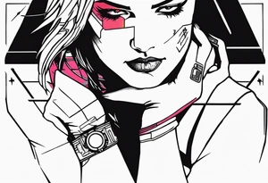 cyberpunk 2077, wrist tattoo, tattoo idea