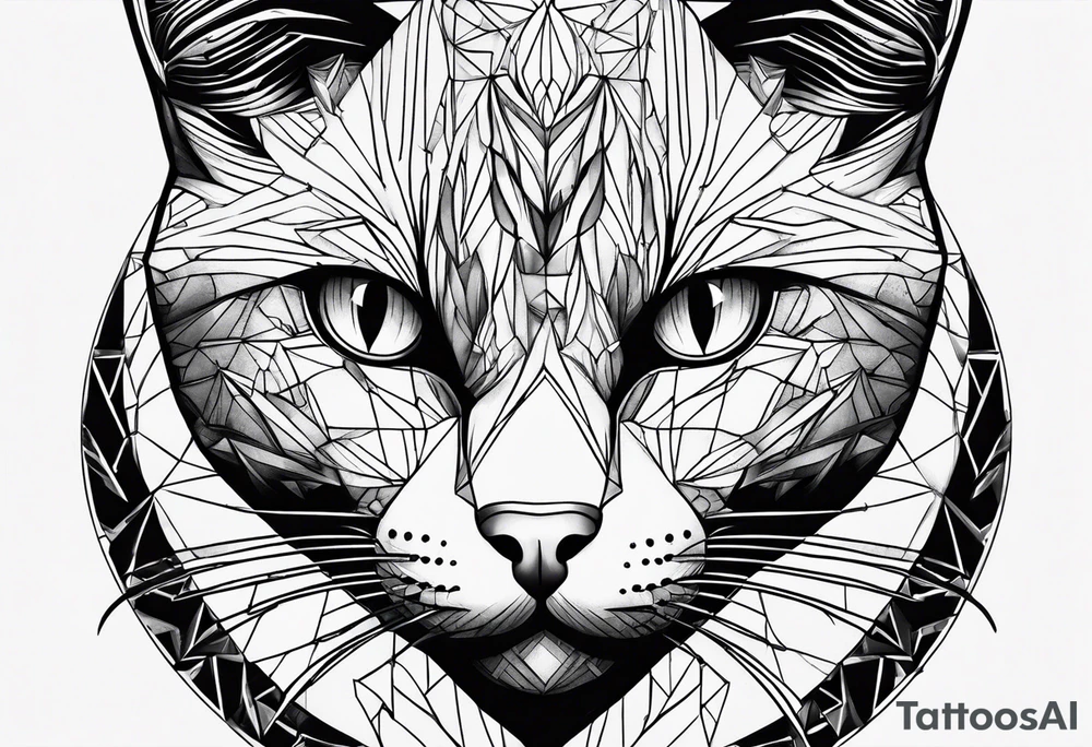 Black Cat tattoo idea