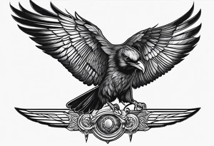 addiction recovery ravens roman egyptian tattoo idea