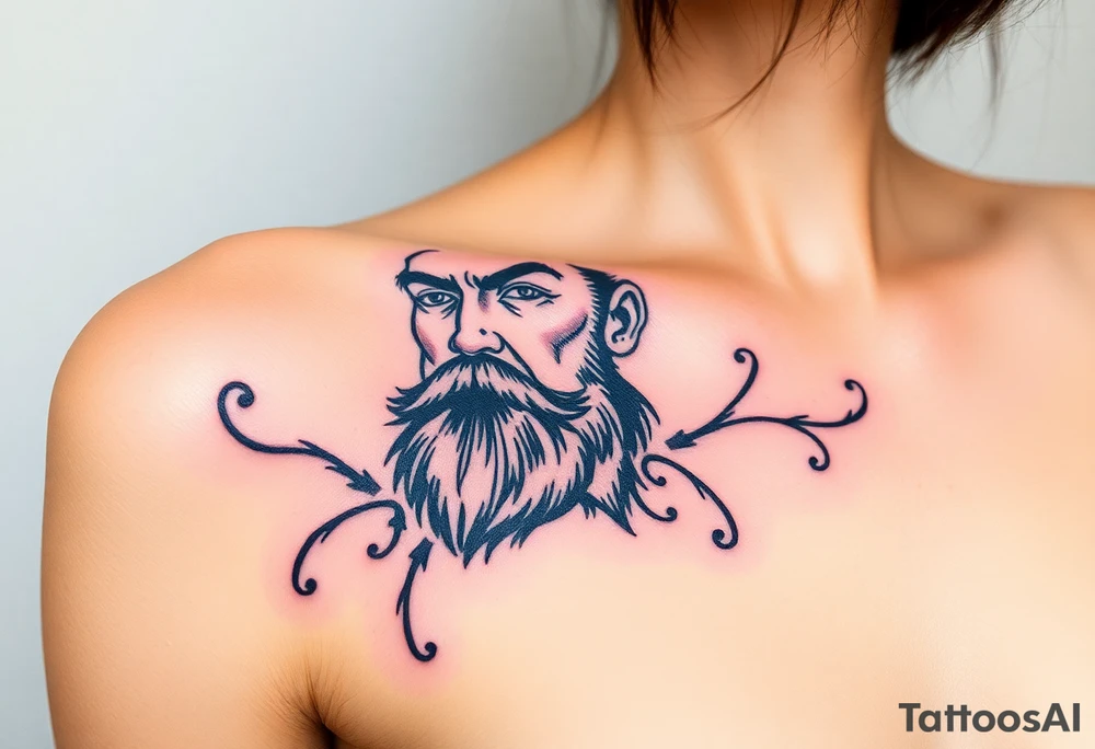 uma tatuagem que expresse a filosofia de Nietzsche tattoo idea