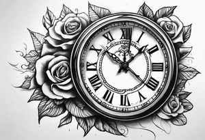 Time is lost tattoo idea