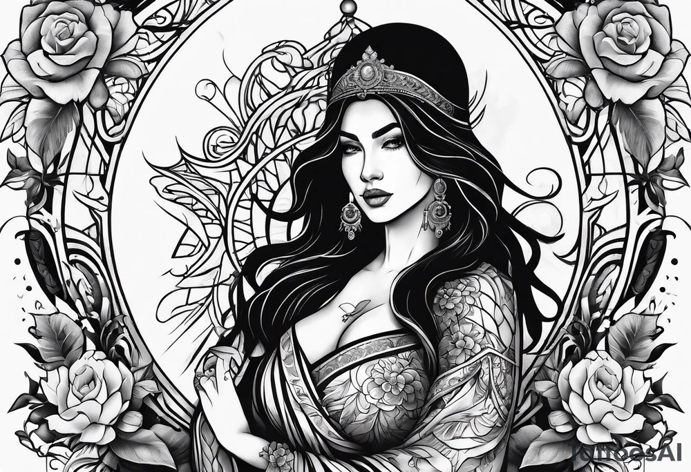 Strong Mother of two tattoo idea