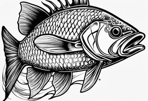fishing pole tattoo idea