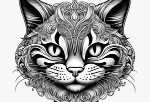 Cheshire cat tattoo idea