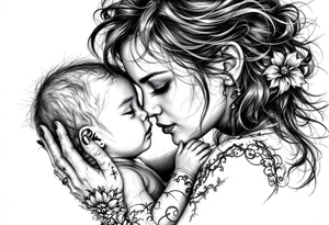 About daughter baby tattoo idea