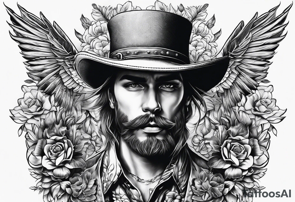 A country boy in the city tattoo idea