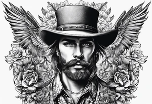A country boy in the city tattoo idea