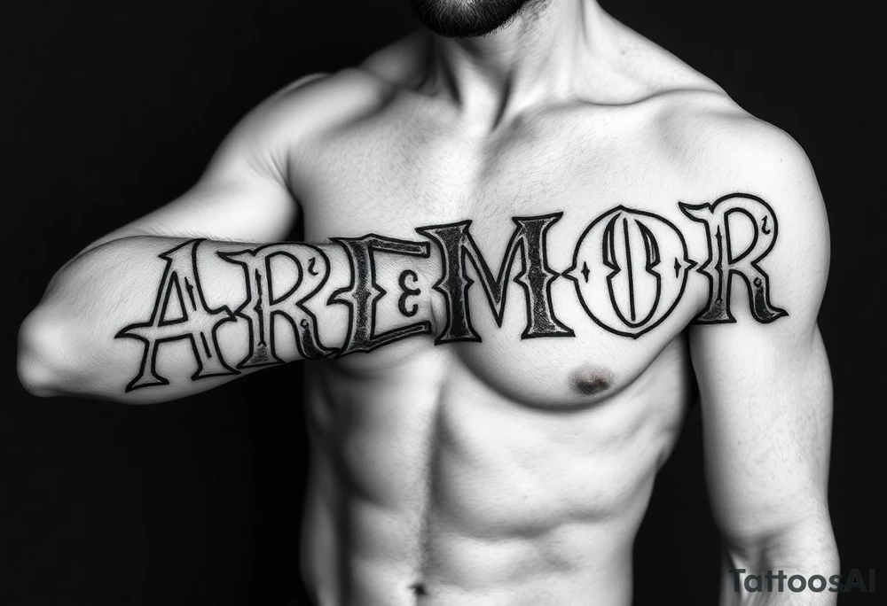 ARMOR tattoo idea