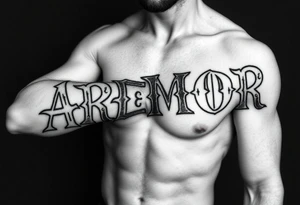 ARMOR tattoo idea
