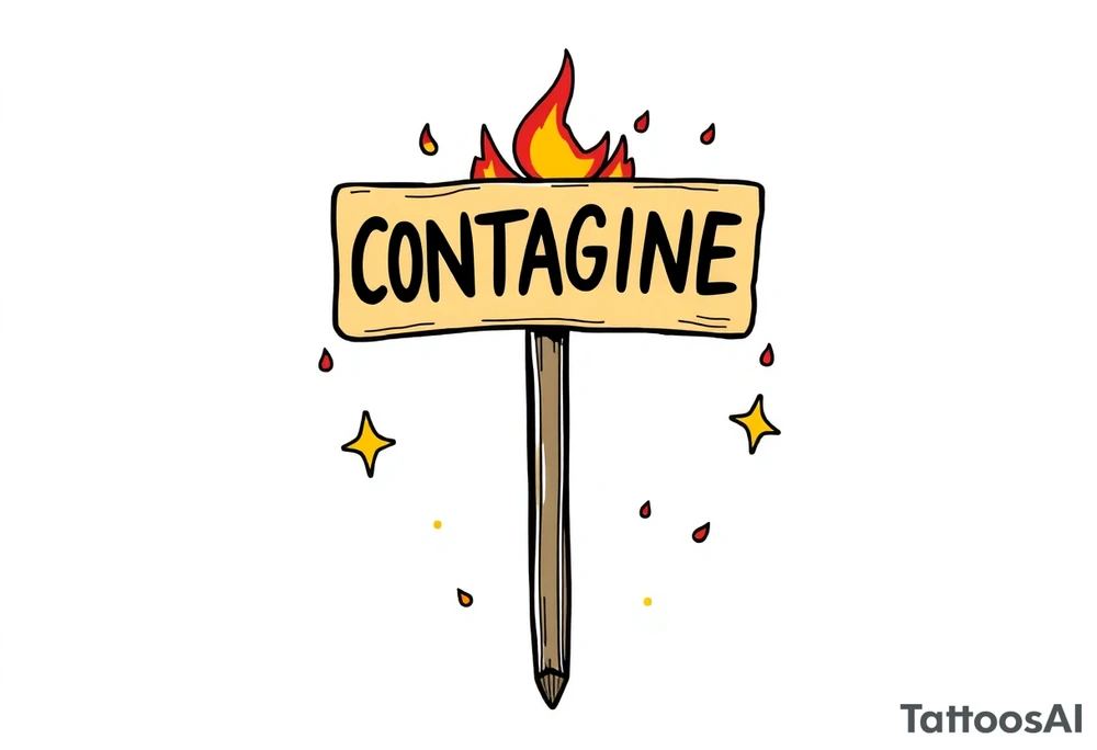Contagion sign tattoo idea