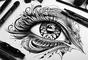 galaxy tattoo idea