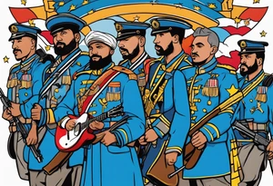 blue coats, Iraq, Afghanistan, Eritrea, Bosnia, Nunavut tattoo idea