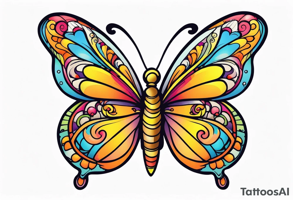 Butterfly tattoo idea
