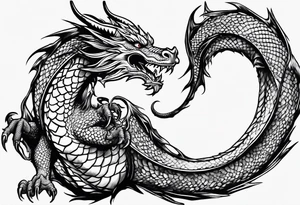 Dragon tattoo idea