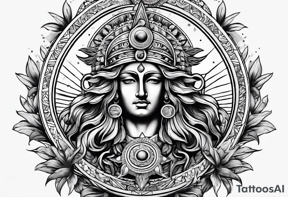 apollo
god of the sun tattoo idea