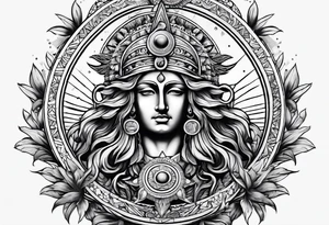 apollo
god of the sun tattoo idea