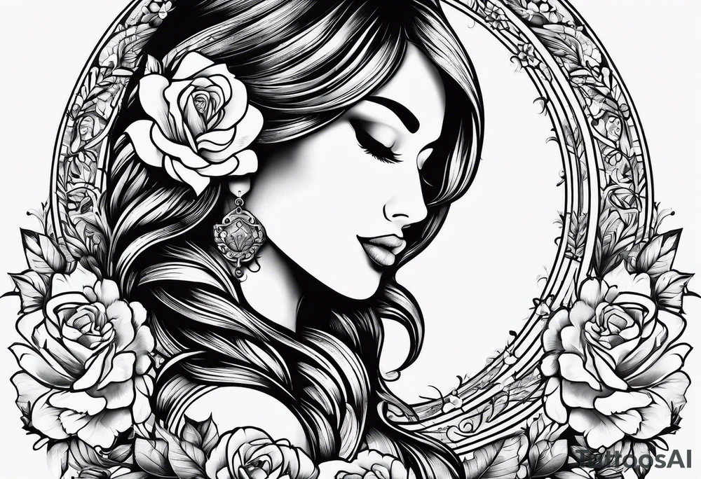 life is about love tattoo idea