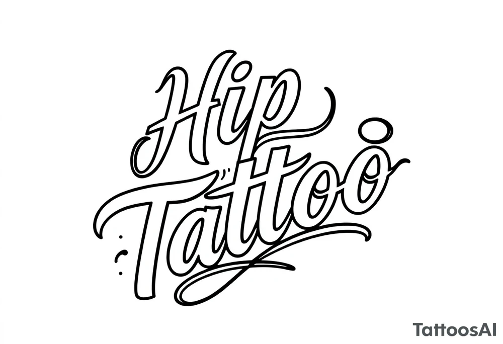 hip tattoo on the hip tattoo idea