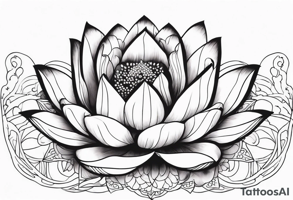 lotus flowers tattoo idea