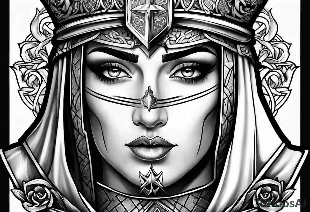 crusader tattoo idea