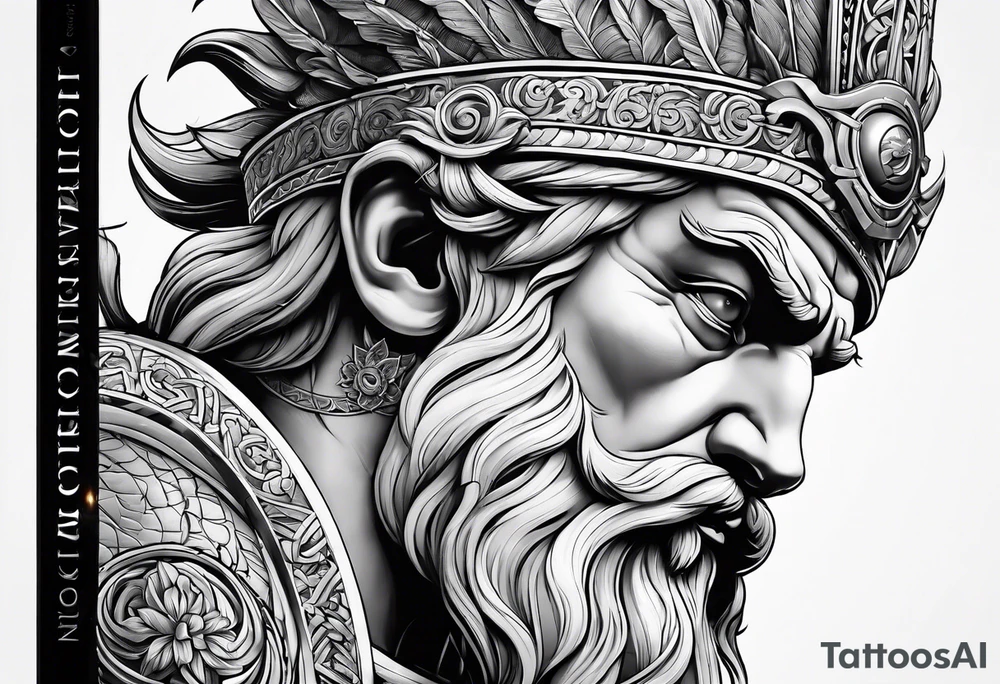 greek god tattoo idea