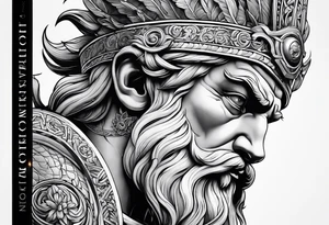 greek god tattoo idea