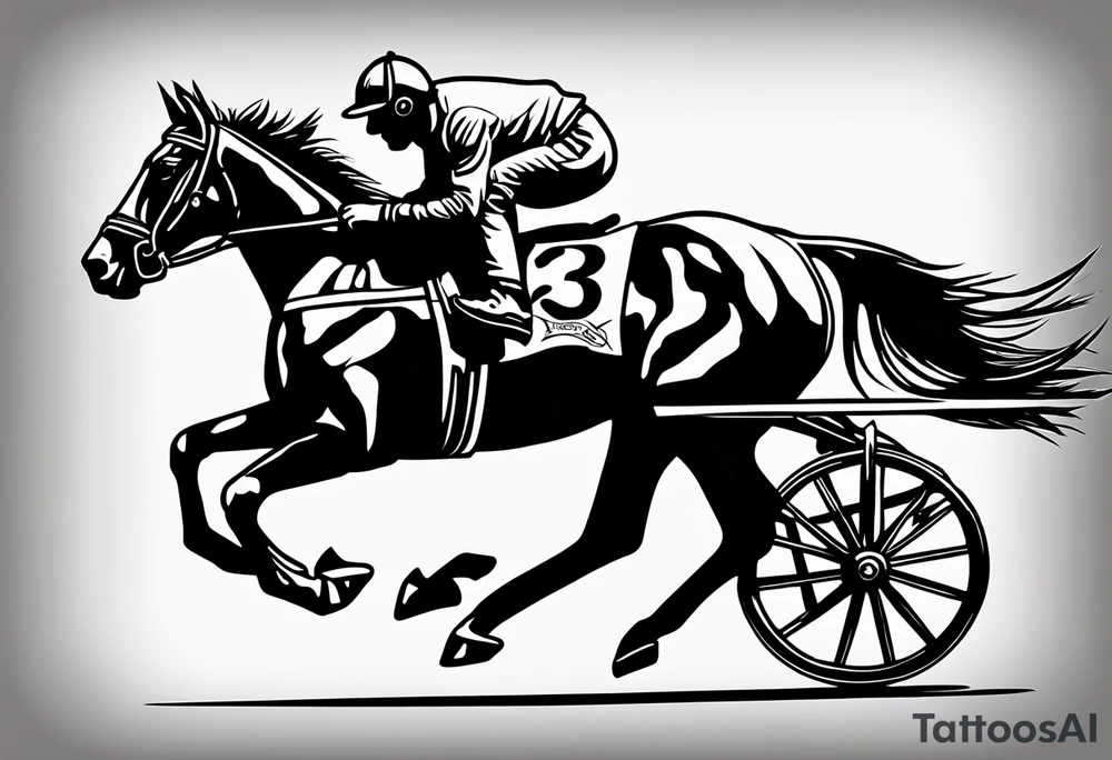 harness racing tattoo idea