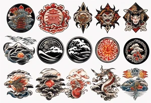 Japanese sign for energy tattoo idea