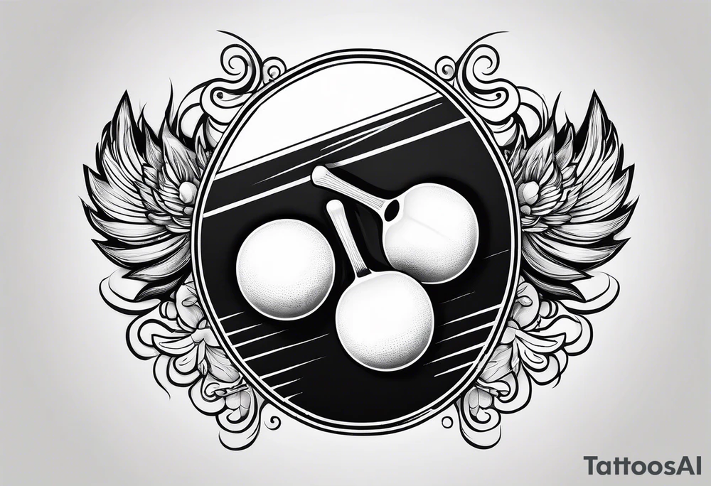 Ping pong tattoo idea