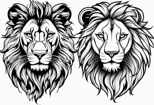 Lion  lionceau tattoo idea