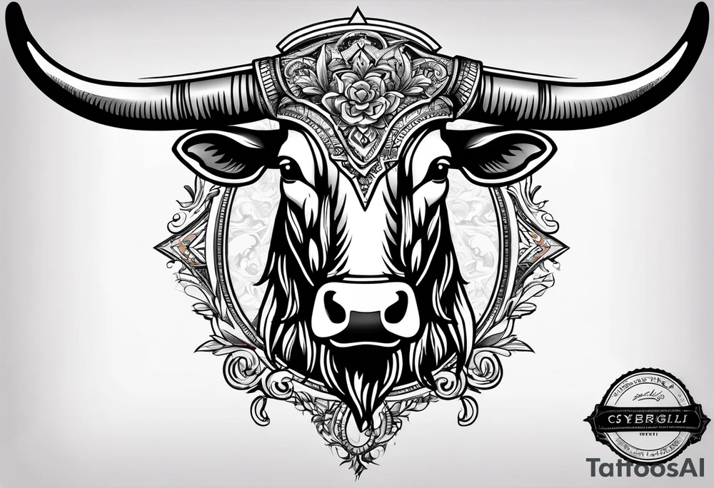 cybersigilism Longhorn tattoo idea