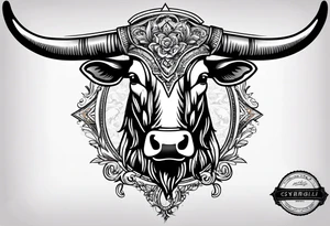 cybersigilism Longhorn tattoo idea