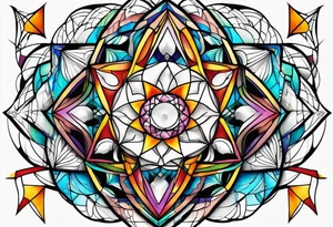 sacred geometry tattoo idea