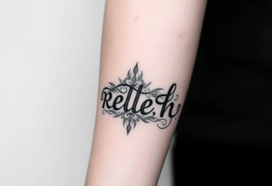 Combine the names rosela dashi and thellenze for a tattoo tattoo idea